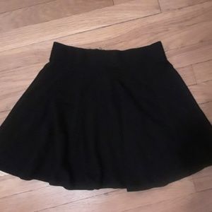 H&M black skater skirt